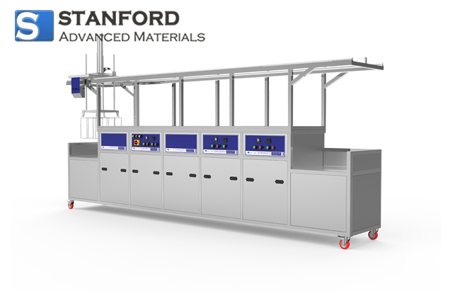 Five Tanks Ultrasonic Cleaner with Semi-automated Transfer System