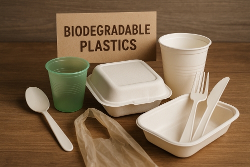 Biodegradable Plastics in Action: Polylactic Acid and Polyhydroxyalkanoates Pellets