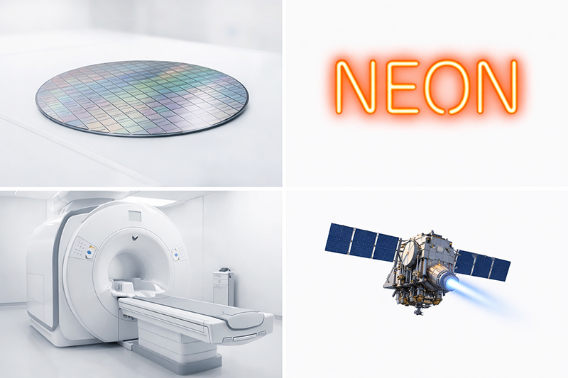 Rare gases applications